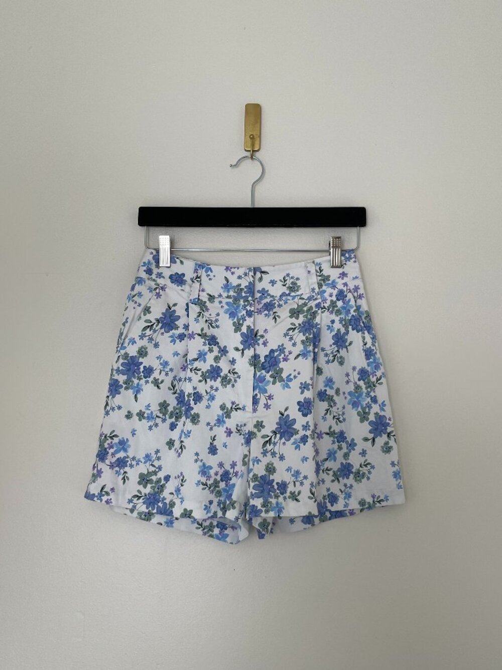 Favorite Daughter The Lemon Tree Floral Stretch Cotton Shorts Size 4